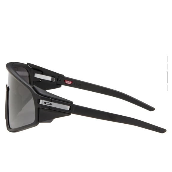 Oakley Latch Panel Sunglasses Prizm Black Lenses, 
Matte Black Frame